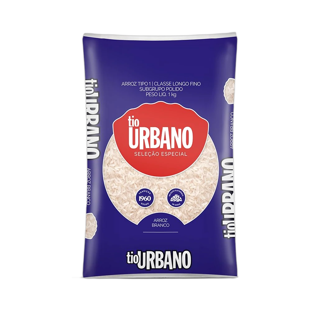 Arroz Parboilizado Tipo 1 Urbano 1kg