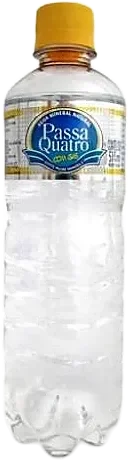 Água Mineral Natural com Gás Passa Quatro Garrafa 510ml