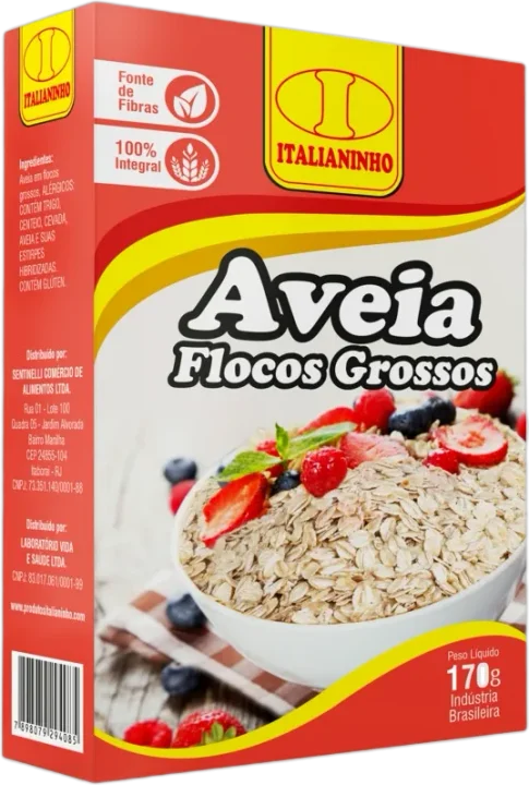 Aveia em Flocos Regulares Italac Caixa 170g