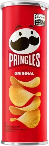 Batata Chips Pringles Original Salgada Tubo 104g