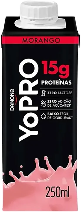 Bebida Láctea YoPRO 15g Proteínas Morango Danone Garrafinha 250ml