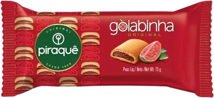 Biscoito Goiabinha Tradicional Piraquê 75g