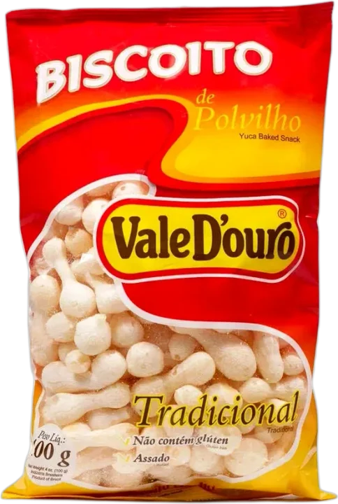 Biscoito de Polvilho Tradicional Salgado Vale D'ouro 100g