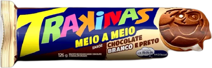 Biscoito Recheado Traquinas Chocolate 103g