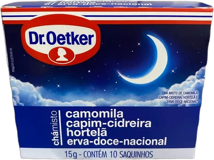 Chá Misto Noite Tranquila Dr. Oetker Caixa 15g
