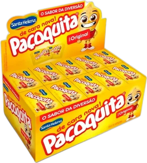 Display Paçoquita Rolha Original Santa Helena Caixa 50 un (750g)