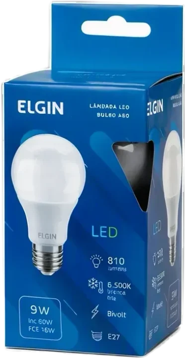 Lâmpada LED 9W Branca
