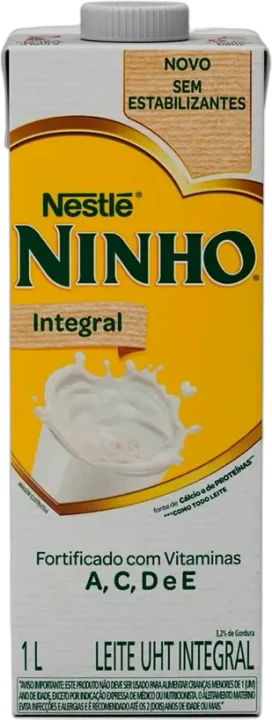 Leite UHT Integral Ninho Forti+ Nestlé Caixa 1L