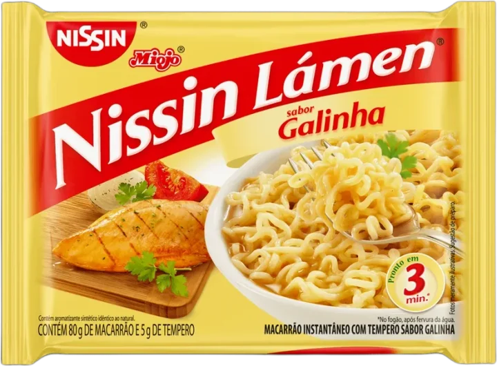 Macarrão Instantâneo Nissin Lámen Galinha Caipira 85g