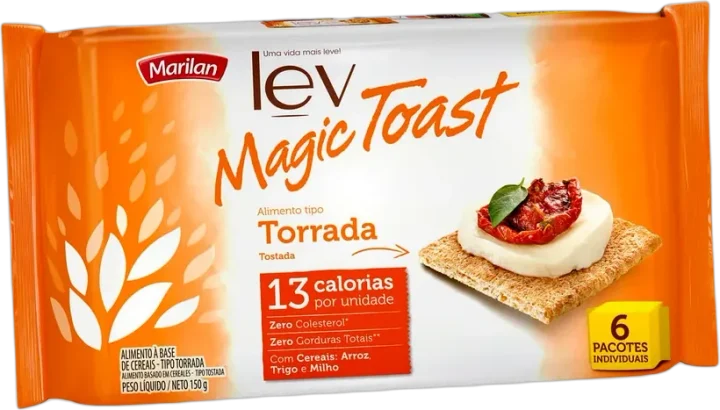 Torrada Crocante Magic Toast Lev Marilan 150g